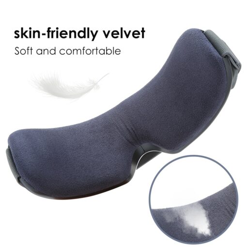 Soft and confortable eye massager