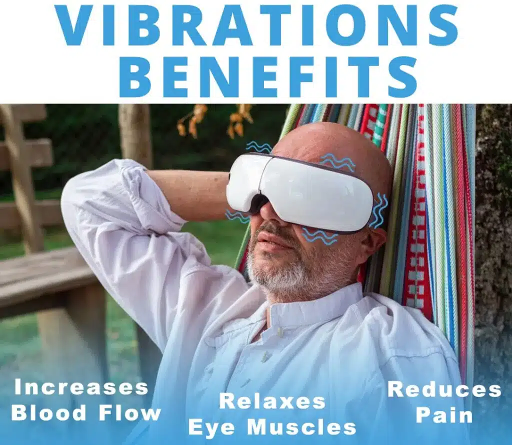reliize™ Smart Eye Massager vibration function